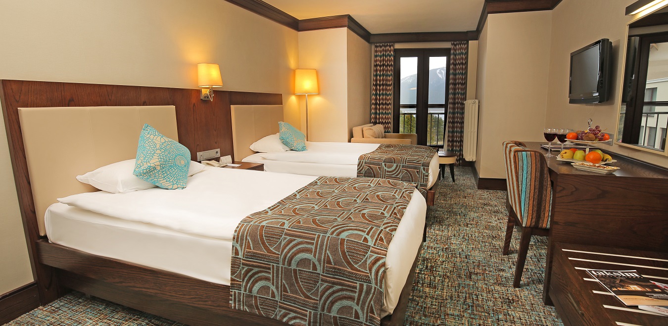 Standard Double or Twin Room with Lake View | Abant Palace Hotel