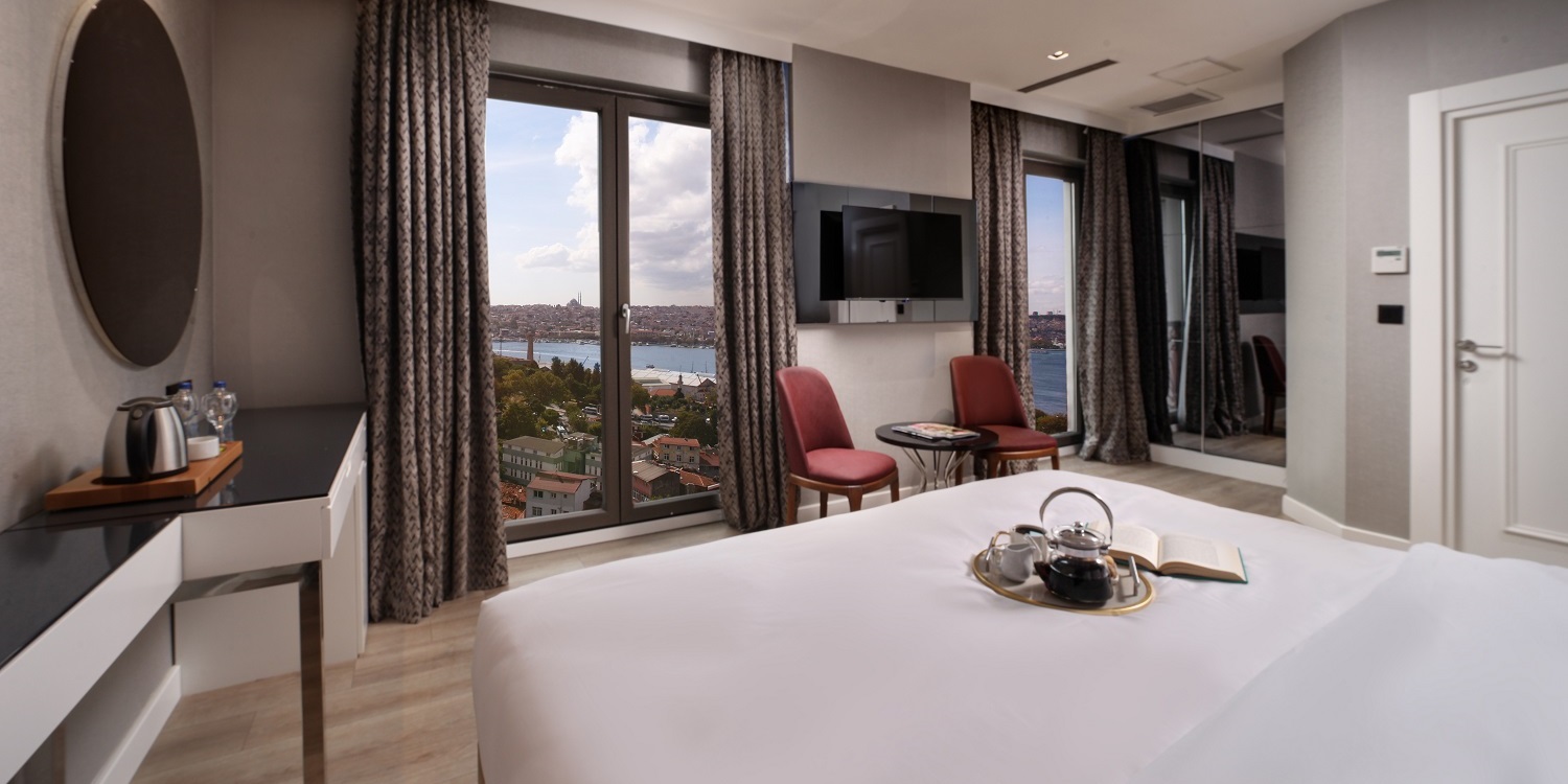 Deluxe Oda | Dora Pera Hotel 